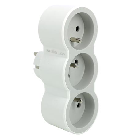 049433 Legrand French / German Multi Outlet Plug, 16A, Plug-In