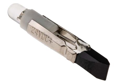 225-953 RS PRO White LED Indicator Lamp, 24V ac/dc, Telephone Slide Base, 5.5mm Diameter, 1500mcd