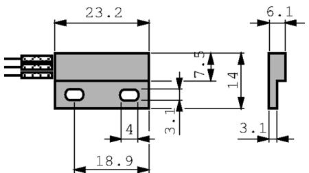 MK04-1C90C-500W Standex-Meder 1CO Screw Mount Magnetic Proximity Sensor, 500mA 175V