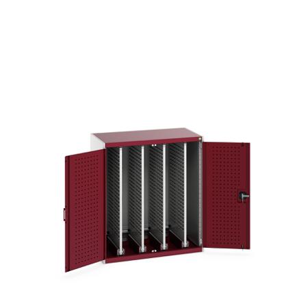 40301029-24V Bott 2 Door Sheet Steel Floor Standing Cupboard, 1050 X 650 X 1200mm