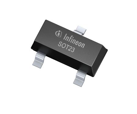 BAS4005E6433HTMA1 Infineon  Dual SMT Schottky Diode, Common Cathode, 40V 120mA, 3-Pin SOT-23