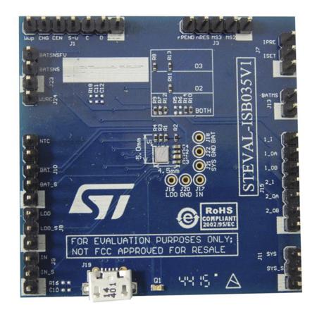 STEVAL-ISB035V1 STMicroelectronics Lithium-ion/Lithium-Polymer Battery Power Management Evaluation Battery Protection for