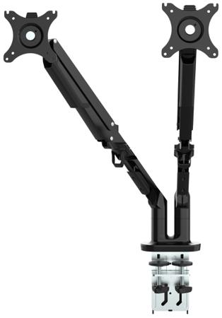 325-320 RS PRO Desk & Grommet Clamp Mounting Monitor Arm for 2 x Screen, 32in Screen Size