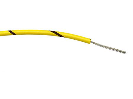 267-5792 Black/Yellow 0.5 mm² Hook Up Wire, 16/0.2 mm, 100m, PVC Insulation