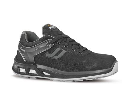 JALTONIC JY204 40 Jallatte J ENERGY Unisex Black Aluminium Toe Capped Safety Trainers, UK 6.5, EU 40