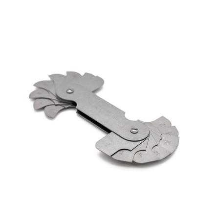 206A Moore & Wright, 16 Blades Radius & Contour Gauge