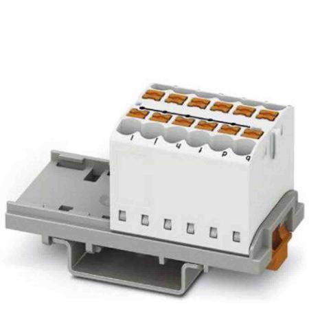 3273034 Phoenix Contact Distribution Block, 12 Way, 4mm², 24A, 690 V, White