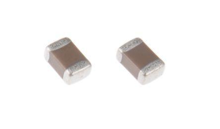 GRM219B31E105KA88D Murata 1μF Multilayer Ceramic Capacitor MLCC 25V dc ±10% B Dielectric 0805 (2012M) SMD, Max. Temp. +85°C