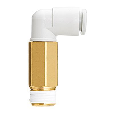 KQ2W12-02AS SMC KQ2 Series Extended Male Elbow, 12 mm to 12 mm, Threaded-to-Tube Connection Style,