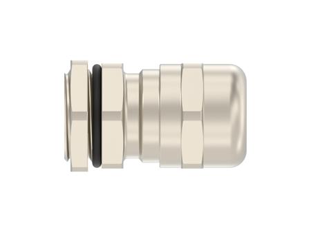 1SNG625060R0000 1SNG Series Brass Brass, CR, NBR, PA 6 Cable Gland, PG9 Thread, 4mm Min, 8mm Max, IP66, IP68