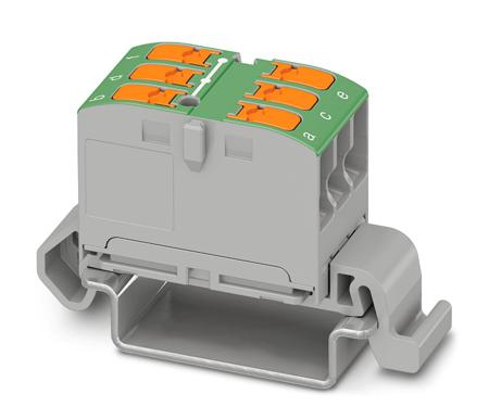 1019529 Phoenix Contact Distribution Block, 6 Way