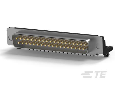 5747843-4 TE Connectivity 37 Way Right Angle Through Hole D-sub Connector Plug
