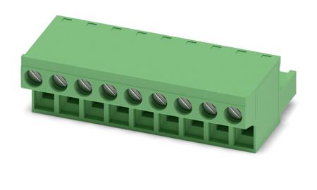 1777358 Phoenix Contact, 5.08mm Pitch, FRONT-MSTB 2.5/ 9-ST-5.08, 9 Way, , Pluggable Terminal Block, Plug, Cable Mount, Screw