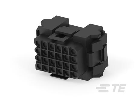 207304-1 TE Connectivity Metrimate, 5mm Pitch, 24 Way, 4 Row Male Connector Housing