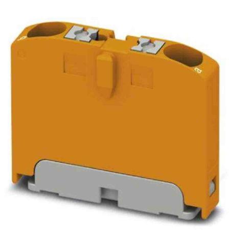 1028077 Phoenix Contact Distribution Block, 2 Way, 4mm², 24A, 690 V, Orange
