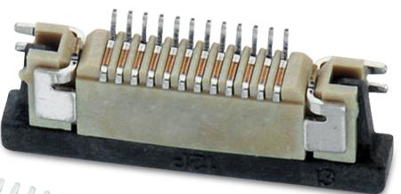 68712814522 Wurth Elektronik, WR-FPC 0.5mm Pitch 28 Way Horizontal Receptacle FPC Connector, ZIF Bottom Contact