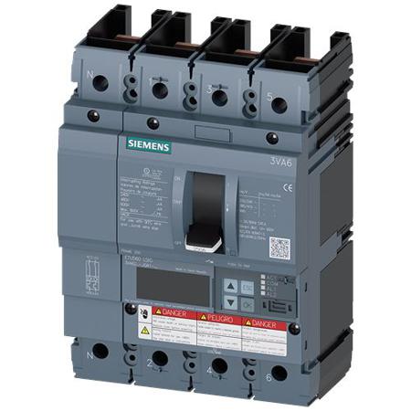 3VA6225-8JQ41-2AA0 Siemens, SENTRON MCCB Molded Case Circuit Breaker 4P 250A, Breaking Capacity 150 kA, Fixed Mount