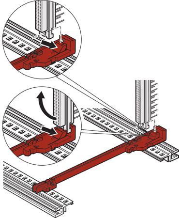 64560074 nVent SCHROFF 64560 Series Guide Rail for Use with Cases, Chassis, Subracks, 1 Piece(s)