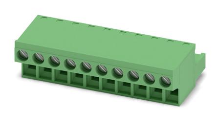 1779495 Phoenix Contact, 5mm Pitch, FRONT-MSTB 2.5/10-ST, 10 Way, , Pluggable Terminal Block, Plug, Cable Mount, Screw