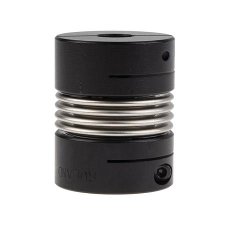 MBC33-10-10-A Ruland Stainless Steel 33.3mm OD Bellows Coupling with Clamping Fastening