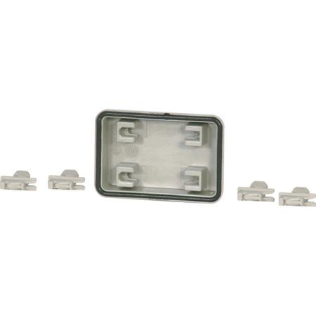 078933 FL1-X Eaton xEnergy Safety Ci Series Plastic Mounting Plate, 23mm H, 79mm W, 115mm L for Use with 125 mm Enclosure, Accessory