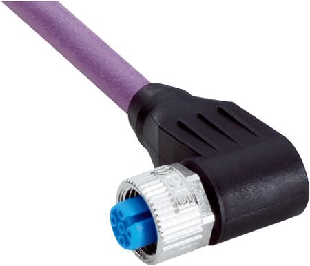 YG2A15-100C1BXLEAX SICK Right Angle Female 5 way M12 to Flying Leads Connector & Cable, 10m