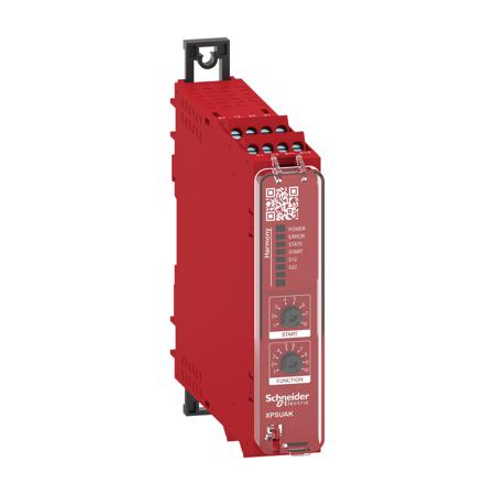 XPSUAK12AP Schneider Electric Harmony XPS/ Preventa XPS XPSU 8 Auxiliary Contacts Safety Relay 24V ac/dc, Dual-Channel 3 Safety