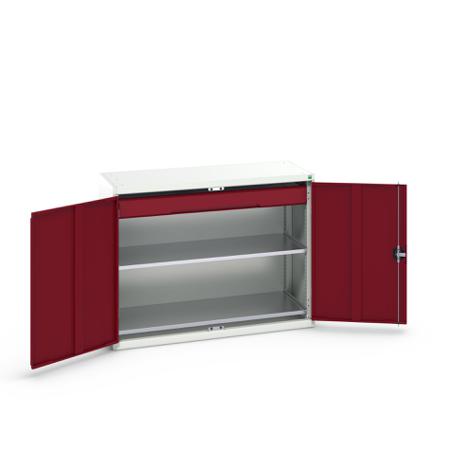 16926604-24 Bott 2 Door, 1 Drawer Sheet Steel Cupboard, 1300 x 550 x 1000mm