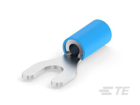 2-34166-1 TE Connectivity PLASTI GRIP Insulated Spade Connector, Terminal, 8, M4 Tab Size