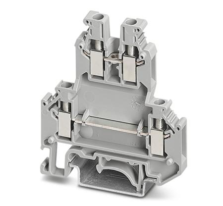 2770011 Phoenix Contact  UKK 3 Series Grey, Double-Level, Screw Termination