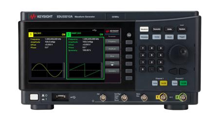 EDU33212A Keysight Technologies Arbitrary Waveform Generator, 20MHz Max, 2-Channel, 1 μHz Min - With RS Calibration