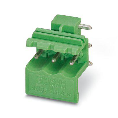 1861031 Phoenix Contact Straight Solder PCB Header, 3 Contact(s), 3.5 mm Pitch, 1 Row, Shrouded