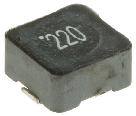 744777122 Wurth WE-PD Series Shielded Wire-wound SMD Inductor with a Ferrite Core, 22 μH ±20% 1.41A Idc
