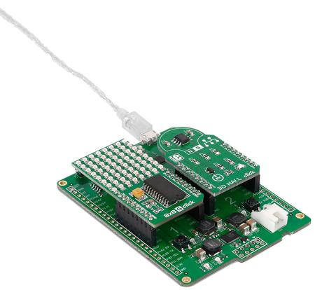 MIKROE-1969 Clicker 2 for CEC1302 Compact Dev Kit