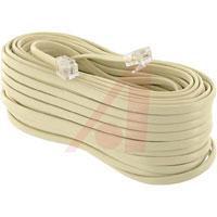 30-9549 MOD PLUG-PLUG CORD 50'IVORY