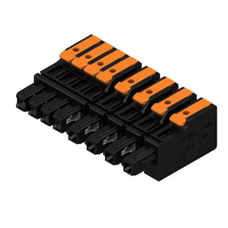 8000078352 Weidmüller, 7.5mm Pitch, OMNIMATE 4.0, 8 Way, , Pluggable Terminal Block, Hybrid Header, PCB Mount, Snap In