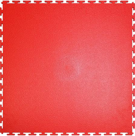 FLEXI5RDGC ID Group Red Anti-slip Tile PVC Mat 50.1cm x 501mm x 5mm