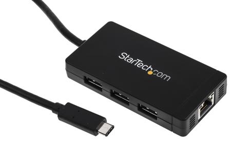 HB30C3A1GE StarTech.com 3 Port USB 3.1 USB A, USB C  Hub, AC Adapter Powered, 87 x 45 x 14mm