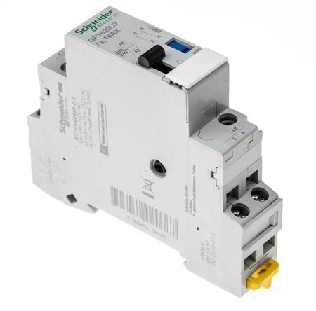 GF1620U7 2P Impulse Relay with NO Contacts, 16 A, 110 V dc, 230 → 240 V ac Coil