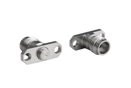 RF292A2JEGADGA Bulgin Male/Female Flange Mount Circular Coaxial Connector, Jack Screw Termination, Straight Body