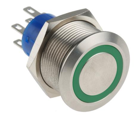 175-9707 2 Poles + Lock + Ring + Green Colour on
