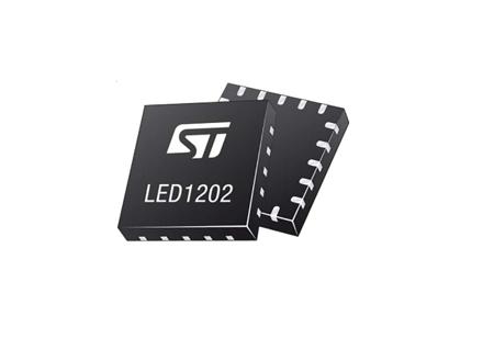 LED1202QTR STMicroelectronics LED Driver ICLED Driver, -0.3/6 V 20 A 20-Pin QFN