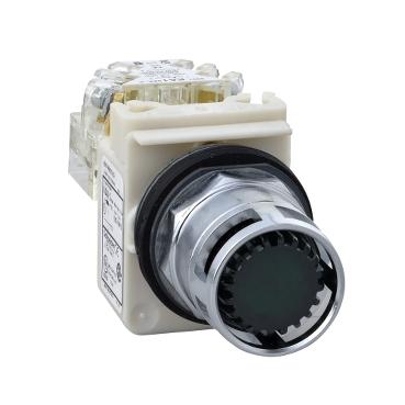 9001K3L35LGGH13 Schneider Electric Harmony 9001K Series Illuminated Push Button, Panel Mount, 30mm Cutout, SPDT, IP66