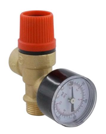 429-639 RS PRO 3bar Pressure Relief Valve With Female, Male BSP 1/2 in BSP Connection