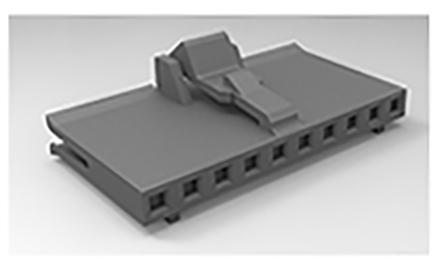 487526-5 TE Connectivity 487526 Series 2.54mm Pitch 6 Way Straight Female FPC Connector