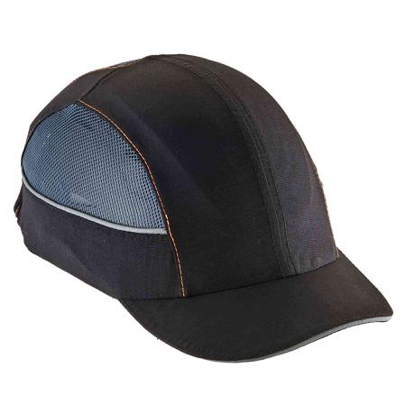 23370 Ergodyne Black Standard Peak Bump Cap, Foam Protective Material