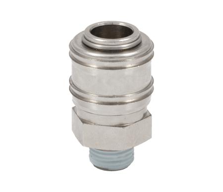 325-596 RS PRO Brass Male Pneumatic Quick Connect Coupling, R 1/4 Male Threaded
