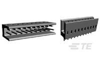 826467-8 TE Connectivity AMPMODU Series Vertical Board Mount PCB Header, 8 Contact(s), 2.54mm Pitch, 1 Row(s), Shrouded