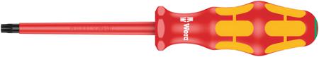 05006178001 Wera Torx Insulated Screwdriver, T30 Tip, 100 mm Blade, VDE/1000V, 205 mm Overall