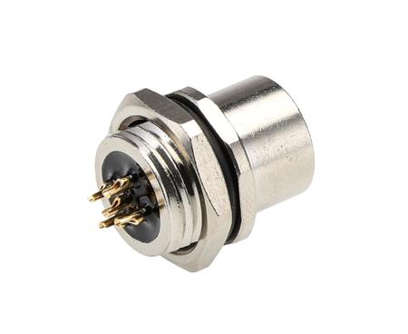 T4133412051-000 TE Connectivity M12 Series, 5 Pole Panel Mount Circular Connector Plug, Female Contacts, IP67